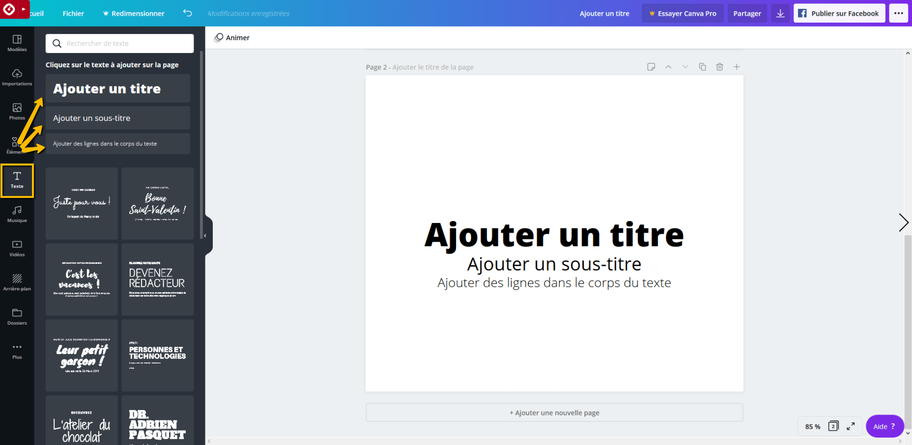 Comment Ajouter Du Texte Sur Canva